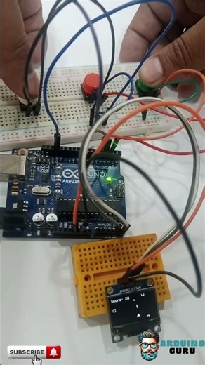 I Turned Arduino Into a Playable Game #arduino #diyelectronics #gadgets
