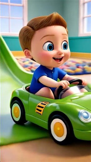 Color Slide Car Ball Pit Adventure #KidsAdventure #ColorFun #Playtime #FunLearning