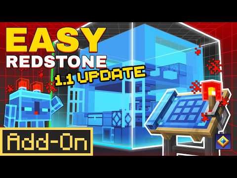 EASY REDSTONE 1.1 ADDON Brings 67+ Redstone Farms to Minecraft Bedrock Edition