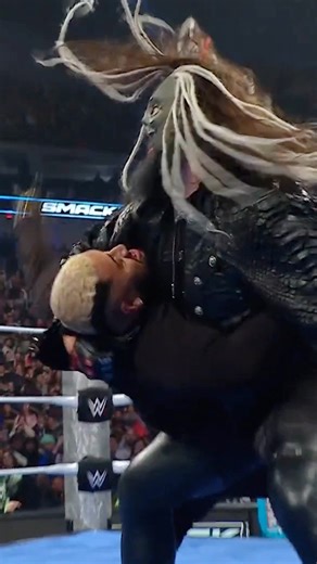 A near miss… #SoloSikoa just dodged a bullet 😅 #SmackDown | WWE