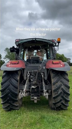 Two Farm Girls, One Big Tractor 🚜👩‍🌾