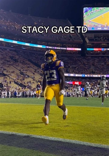 TOUCHDOWN @Stacy Gage #stacygage #lsufootball #geauxtigers #collegefootball #sec