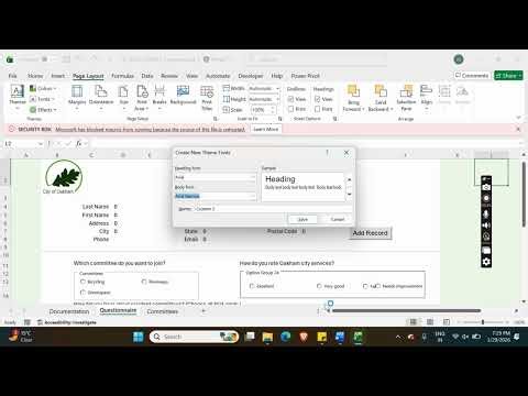 Shelly Cashman Excel 365 | Module 11: End of Module Project 1 | City of Oakham #shellycashman