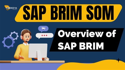 SAP BRIM SOM Overview of SAP BRIM | Best SAP Training | Ambikeya | SAP Knowledge Hub - Ambikeya