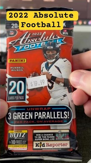 2022 Absolute Football pack opening