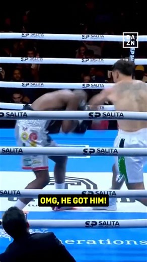 HUGE KNOCKDOWN for Harrison in the first round! #CurryScott2 | LIVE NOW on DAZN | DAZN