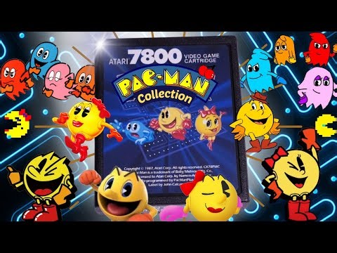 Pac Man Collection Atari 7800 Homebrew Review