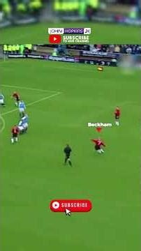 David Beckham Amazing Goals! | Legendary Free Kicks #football #soccer #shorts #beckham