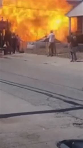 Jason Thomas on Instagram: "A video filmed from a civilian that captures a propane gas explosion during operations. A reminder to us on the job of the potential explosive dangers of gas tanks, gas lines, and other similar items exposed to a fire load. . . #firefighter #firevideo #firefightercloseall #firefighting #firemen"