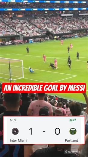 Gol Lionel Messi di Laga Inter Miami vs Portland dalam Major League Soccer