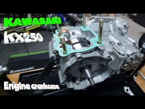 Kawasaki kx250 crankcase rebuild