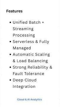 GCP's Dataflow in 2 minutes #shorts #googlecloud #sql #tutorial #gcp #dataengineering #dataflow