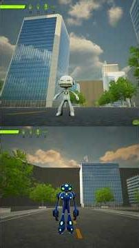 Echo Echo vs Ultimate Echo Echo Alien Power 😱 #ben10 #ben10game #viral