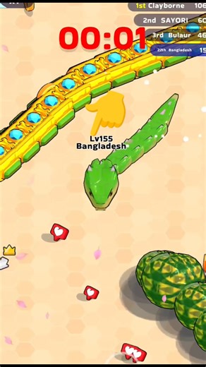 👀👹OMG 😱 Snake Clash! io - MAX LEVEL! 😈Epic small 🐍Snake Clash. io🤓 Gameplay! #foryou