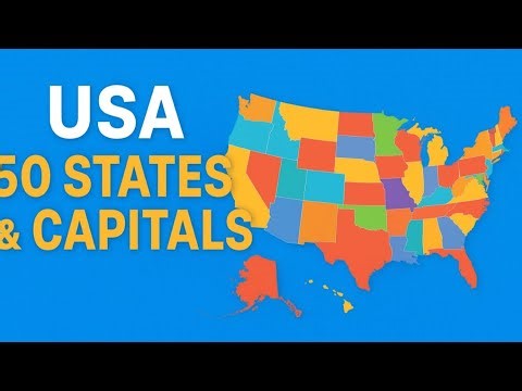 Learn USA States & Capitals | Geography for Kids & Adults