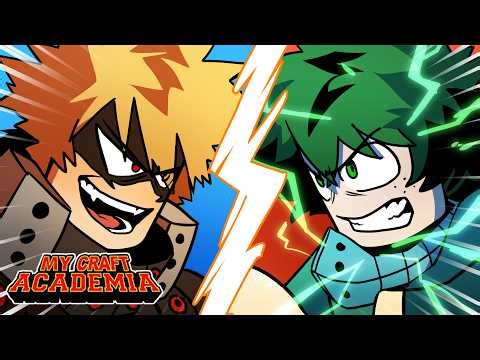 BAKUGO vs DEKU BEEF in Minecraft!【My Craft Academia S1. E4】