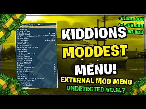 GTA 5 Mod Menu PC | GTA Online Mod Menu 2026 | GTA V Mod Menu + Kiddions Mod Menu | Enhanced Version