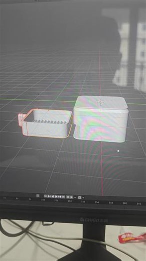 简单搞了个空气炸锅#建模新手 #blender #3d建模模型制作