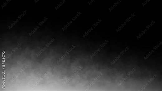 Cartoon smoke reveals explosion animation on a black screen with glow flash fx, white steam clouds, smooth loop motion with cinematic overlay, soft mist flow, and premium stylized visual effects. 4K