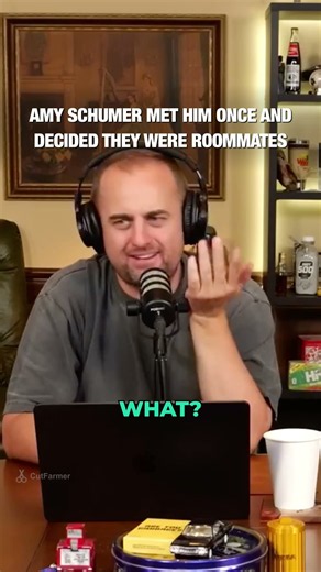 Amy Schumer Met Him Once and Decided They Were Roommates