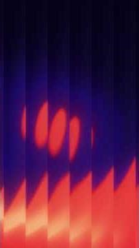 4K Abstract Lava Glass Loop - Reeded Glass Background 1 Hour