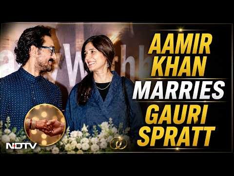 Aamir Khan LIVE | Aamir Khan, Gauri Spratt Marriage | Raj Thackeray, Bollywood Celebrities Arrive