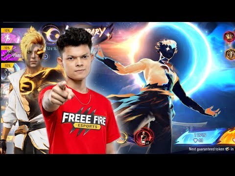 FREE FIRE NEW LEGENDARY ECLIPSE EVENT SPIN || GOLUFF99 IS LIVE