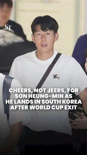 Son Heung-min warmly greeted on return home despite South Korea’s early World Cup exit