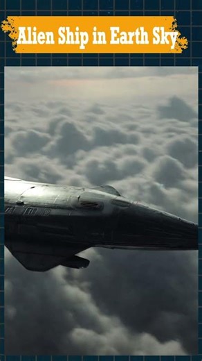 #ai #art #aivideo Alien Ship in Earth Sky | Silent Ship from the Future | Ultra Modern UFO Concept