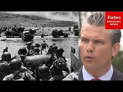 FULL REMARKS: War Secretary Pete Hegseth Delivers Remarks In Normandy, France, To Commemorate D-Day