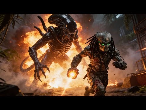 The Ultimate Hunt: Predators vs Xenomorphs | Epic Sci-Fi Movie.