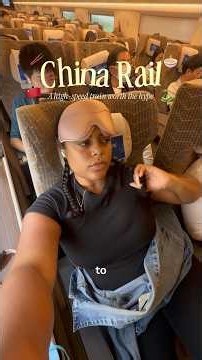 Riding China’s high speed train from Beijing to Hong Kong #chinatravel #highspeedtrain #travel