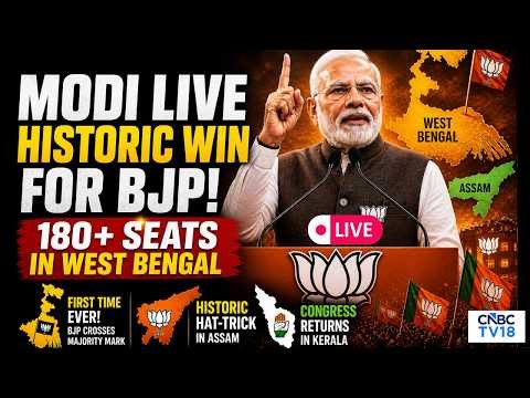 WATCH PM Modi's GRAND Victory Speech LIVE | BJP Wins Bengal & Assam | Election Results 2026 | N18L