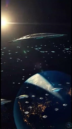Epic Alien Mothership Arrival Over Futuristic Planet – Incredible Sci-Fi Moment #viral