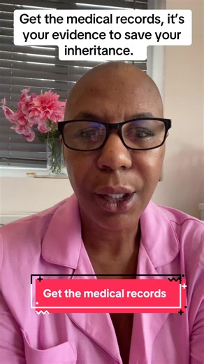 Get the medical records, it’s your evidence to save your inheritance. #inheritance #inheritancetheft #executor #angelaspeaksofficial #medicalrecords