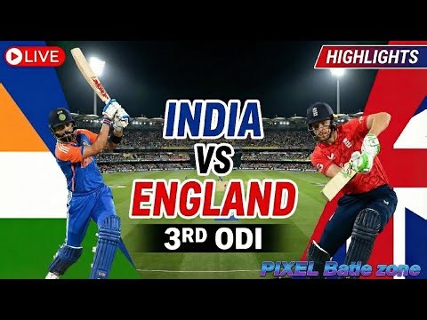 India vs England 3rd ODI Cricket Match Full Highlights | #cricket #shortfeed #highlghts