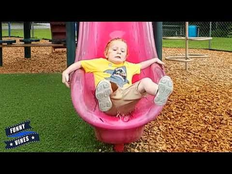 Funny Baby Slide FAILS 😂 | Funniest Playground Moments | Funny Vines