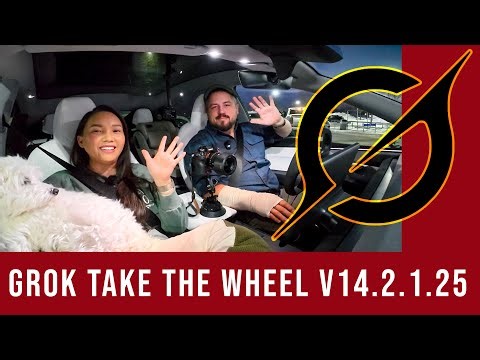 Grok FSD v14.2.1.25 Testing and Review