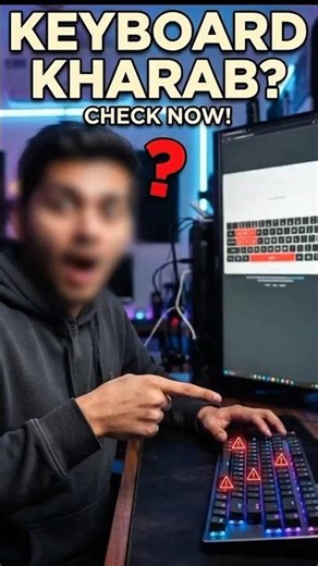 Keyboard Test Online | Check All Keyboard Keys Working or Not ⌨️ #Shorts