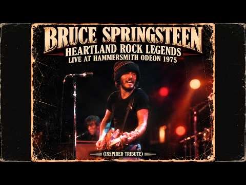 Bruce Springsteen 🔥 Heartland Rock Legends | Live at Hammersmith Odeon 1975 (Inspired Tribute)