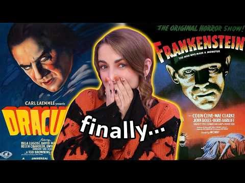finally watching FRANKENSTEIN & DRACULA (am i legit now?)