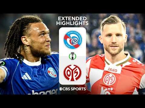 Strasbourg vs. Mainz: Extended Highlights | UECL Quarterfinals Leg 2 | CBS Sports