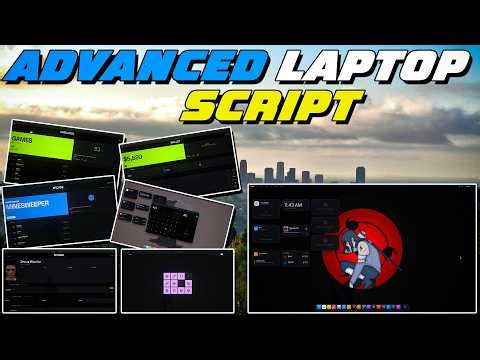 Free Advanced Laptop Script | Fully Advanced Laptop | QBCore/ESX | FiveM Tutorial #246