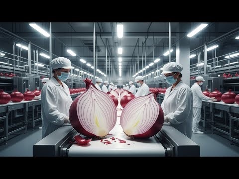 Inside the Largest US Factory: From Raw Onions to Premium Powder (Full Process)