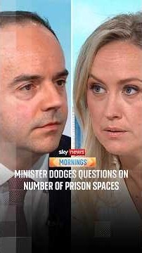 Minister dodges questions on number of prison spaces