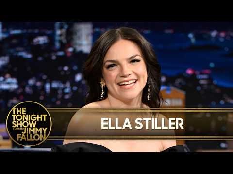 Ella Stiller Got to Sit at the Friends Fountain with Lisa Kudrow (Extended) | The Tonight Show