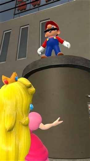 Mario crushes Peach