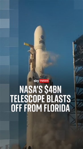 NASA's $4bn telescope blasts off from Florida