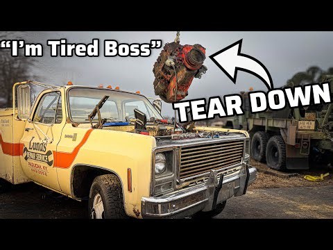 I Found Something BAD In My Barn Find Square Body Engine 