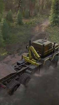 Part #1 An Urgent Harvest . Delivery to the Farm . Hay Bale 1.5t x 08 #gameplayin #snowrunner